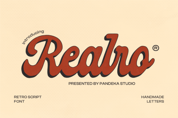 Realro — The Retro Script Font That Feels Alive