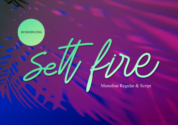 Sett Fire: The Handwritten Font That Sparks Creativity